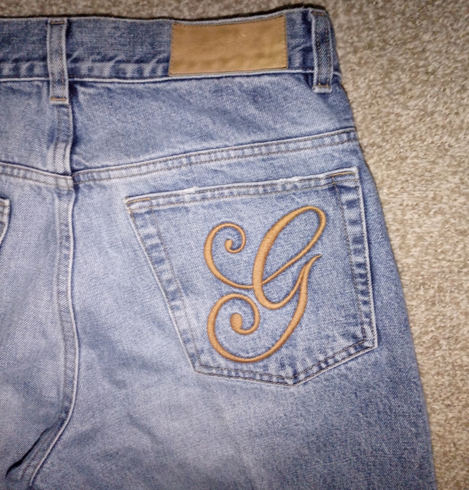 Gucci X Tom Ford AW01 Logo Jeans